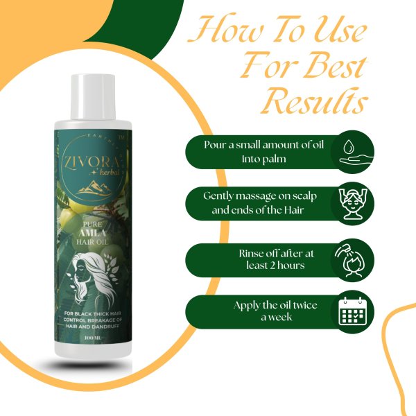 zivora herbal 100% pure red onion hair oil
