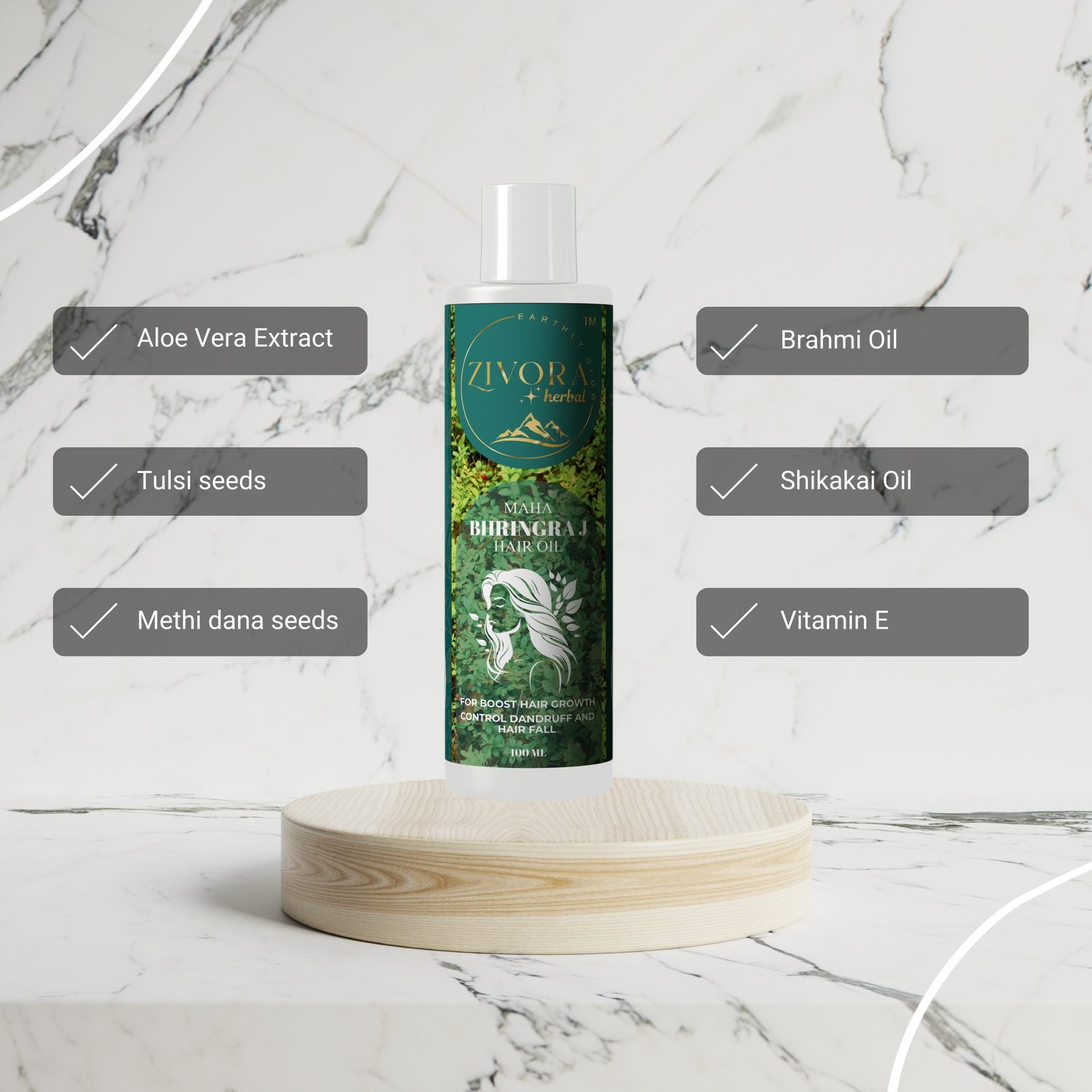 zivora herbal 100% pure red onion hair oil