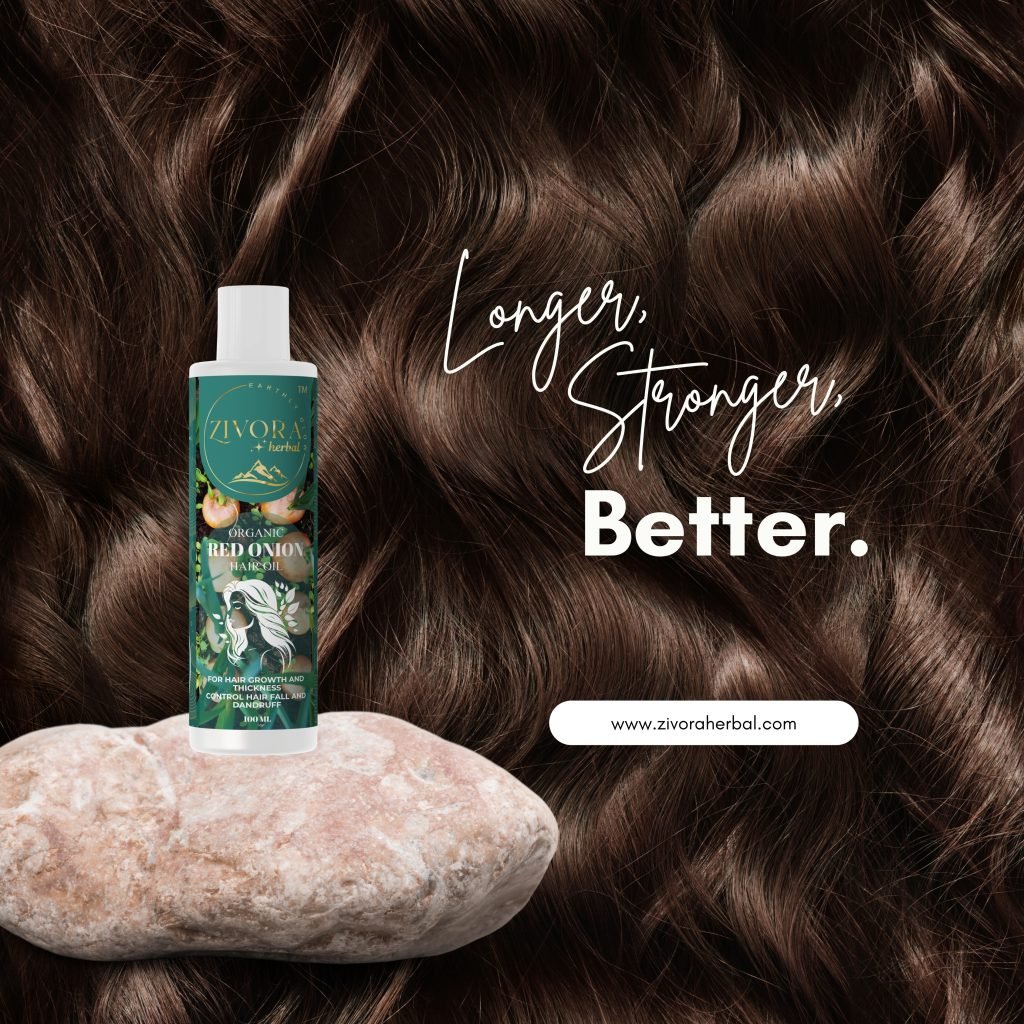 zivora herbal 100% pure red onion hair oil